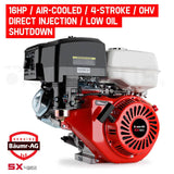 darrahopens Tools > Other Tools Baumr-AG 16HP Petrol Engine OHV Stationary Motor 4-Stroke Horizontal Shaft Replacement