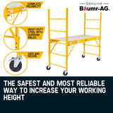 darrahopens Tools > Other Tools Baumr-AG 450kg Mobile Scaffold High Work Platform Scaffolding Portable