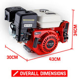 darrahopens Tools > Other Tools Baumr-AG 7HP Petrol Engine Stationary Motor OHV Horizontal Shaft Electric Start 4-stroke