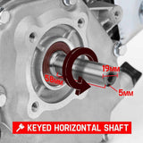 darrahopens Tools > Other Tools Baumr-AG 7HP Petrol Engine Stationary Motor OHV Horizontal Shaft Electric Start 4-stroke