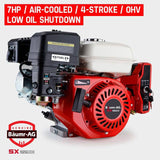 darrahopens Tools > Other Tools Baumr-AG 7HP Petrol Engine Stationary Motor OHV Horizontal Shaft Electric Start 4-stroke