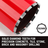 darrahopens Tools > Other Tools Baumr-AG Diamond Core Drill Bit 152mm Concrete Wet Dry Tile Stone Brick Marble 1-1/4 UNC