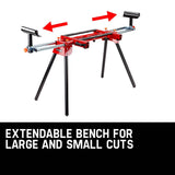 darrahopens Tools > Other Tools Baumr-AG Mitre Saw Stand Universal Adjustable Portable Drop Saw Bench Table