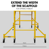 Darrahopens Tools > Other Tools Baumr-AG Outrigger Wheel Set for Adjustable Mobile Scaffolding, 4pc