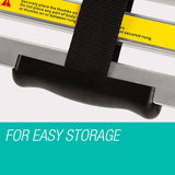 darrahopens Tools > Other Tools Bullet 2m Telescopic Aluminium Ladder Alloy Extension Extendable Steps