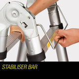 darrahopens Tools > Other Tools Bullet 3.8m Multipurpose Telescopic Folding Ladder Aluminium Alloy Extension