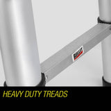darrahopens Tools > Other Tools Bullet 3.8m Telescopic Aluminium Ladder Alloy Extension Extendable Steps Multi Portable
