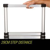 darrahopens Tools > Other Tools Bullet 3.8m Telescopic Aluminium Ladder Alloy Extension Extendable Steps Multi Portable