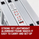 darrahopens Tools > Other Tools Bullet 5.8m Multipurpose Ladder Aluminium Extension Folding Adjustable Step