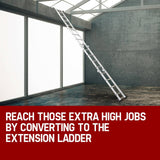 darrahopens Tools > Other Tools Bullet 5.8m Multipurpose Ladder Aluminium Extension Folding Adjustable Step
