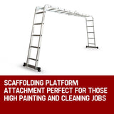darrahopens Tools > Other Tools Bullet 5.8m Multipurpose Ladder Aluminium Extension Folding Adjustable Step