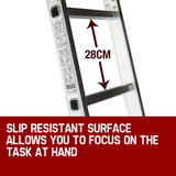 darrahopens Tools > Other Tools Bullet 5.8m Multipurpose Ladder Aluminium Extension Folding Adjustable Step