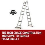 darrahopens Tools > Other Tools Bullet 5.8m Multipurpose Ladder Aluminium Extension Folding Adjustable Step