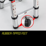 darrahopens Tools > Other Tools Bullet 5m Telescopic Aluminium Multipurpose Ladder Extension Alloy Step