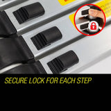 darrahopens Tools > Other Tools Bullet 5m Telescopic Aluminium Multipurpose Ladder Extension Alloy Step