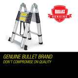 darrahopens Tools > Other Tools Bullet 5m Telescopic Aluminium Multipurpose Ladder Extension Alloy Step
