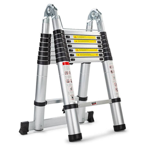 darrahopens Tools > Other Tools Bullet 5m Telescopic Aluminium Multipurpose Ladder Extension Alloy Step