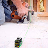 Darrahopens Tools > Other Tools CIGMAN Laser Level Self Leveling 3x360° 3D Green Cross Line for Construction and Picture Hanging, Rechargeable battery, Remote Controller, Magnetic Rotating Stand Included