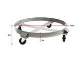darrahopens Tools > Other Tools Drum Dolly 450kg 55 Gallon w Swivel Casters Heavy Duty Steel Frame Non Tipping