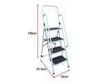 darrahopens Tools > Other Tools Foldable Non Slip 4 Step Steel Ladder