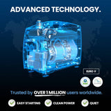 Darrahopens Tools > Other Tools GENPOWER Inverter Generator 3.5kW Max 3.2kW Rated Pure Sine Wave Petrol Portable Camping, Red