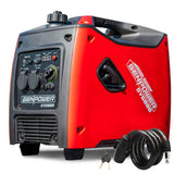 Darrahopens Tools > Other Tools GENPOWER Inverter Generator 3.5kW Max 3.2kW Rated Pure Sine Wave Petrol Portable Camping, Red