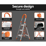 Darrahopens Tools > Other Tools Giantz 3 Step Ladder Multi-Purpose Folding Aluminium Light Weight Non Slip Platform