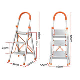 Darrahopens Tools > Other Tools Giantz 3 Step Ladder Multi-Purpose Folding Aluminium Light Weight Non Slip Platform