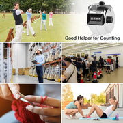 Darrahopens Tools > Other Tools Hand Tally Counter 4-Digit Lap Counters Clicker Pitch for Counting Knitting Coaching