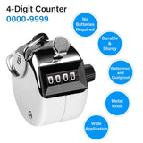 Darrahopens Tools > Other Tools Hand Tally Counter 4-Digit Lap Counters Clicker Pitch for Counting Knitting Coaching