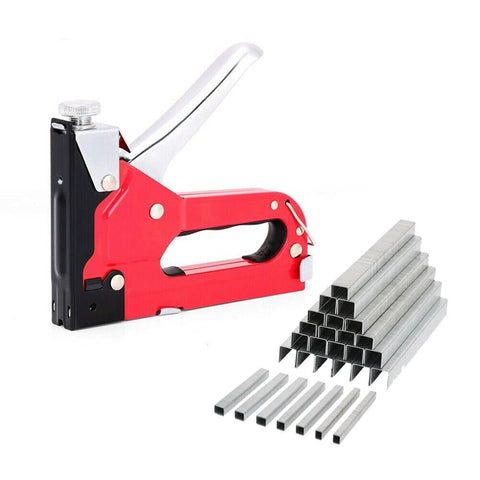 Darrahopens Tools > Other Tools Heavy Duty Staple Gun Set 2in1 Stapler 1500Pc Staples Tacker Hand Fastener Tool