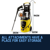 darrahopens Tools > Other Tools JET-USA 3800 PSI High Pressure Water Cleaner Washer Electric Pump Hose Gurney