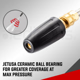darrahopens Tools > Other Tools JET-USA 5000PSI Turbo Head Nozzle High Pressure Washer Water Cleaner 1/4 BSP