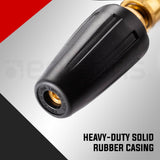 darrahopens Tools > Other Tools JET-USA 5000PSI Turbo Head Nozzle High Pressure Washer Water Cleaner 1/4 BSP