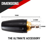 darrahopens Tools > Other Tools JET-USA 5000PSI Turbo Head Nozzle High Pressure Washer Water Cleaner 1/4 BSP