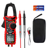 Darrahopens Tools > Other Tools KAIWEETS HT206D Digital Clamp Meter T-RMS 6000 Counts, Multimeter Voltage Tester Auto-ranging, Measures Current Voltage Temperature Capacitance Resistance Diodes Continuity Duty-Cycle (AC/DC Current)