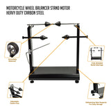 darrahopens Tools > Other Tools Motorcycle Wheel Balancer Stand Motor Heavy Duty Carbon Steel