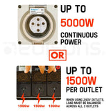Darrahopens Tools > Other Tools Portable Diesel Generator GenPower 7kW Peak Three Single Phase Key Start 13HP 420cc Engine
