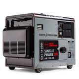 Darrahopens Tools > Other Tools Portable Diesel Generator GenPower 8.4kW Peak Single Phase Key Start 13HP Engine Commercial