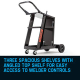 darrahopens Tools > Other Tools ROSSI Welding Cart Trolley MIG TIG ARC MMA Welder Plasma Cutter Storage Bench