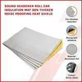darrahopens Tools > Other Tools Sound Deadener Roll Car Insulation Mat 30% Thicker Noise Proofing Heat Shield
