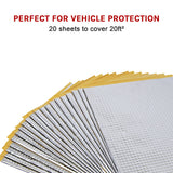 darrahopens Tools > Other Tools Sound Deadening Dead Mat 20 Sheets 20sq.ft Car Vibration Proofing