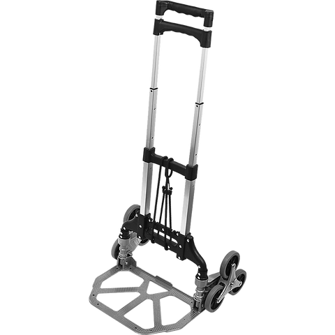 darrahopens Tools > Other Tools Stair Climbing Trolley 6 Wheels Aluminium Folding Hand Cart Climb Steps