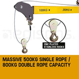 darrahopens Tools > Other Tools T-REX 800kg Electric Hoist Winch Crane 12V 360 Degree Engine Car Truck Lift