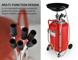 Darrahopens Tools > Other Tools T-REX 80L Mobile Waste Oil Drainer Tank, Pneumatic, Telescopic, Extractor Probes, Workshop