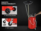 Darrahopens Tools > Other Tools T-REX 80L Mobile Waste Oil Drainer Tank, Pneumatic, Telescopic, Extractor Probes, Workshop