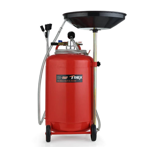 Darrahopens Tools > Other Tools T-REX 80L Mobile Waste Oil Drainer Tank, Pneumatic, Telescopic, Extractor Probes, Workshop