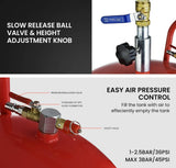 Darrahopens Tools > Other Tools T-REX 80L Mobile Waste Oil Drainer, Telescopic, with Air Compressor Fitting, for Workshop