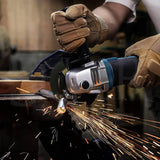 Darrahopens Tools > Power Tools 125mm Brushless Angle Grinder Cutting Machine Polisher For Makita 18V Battery