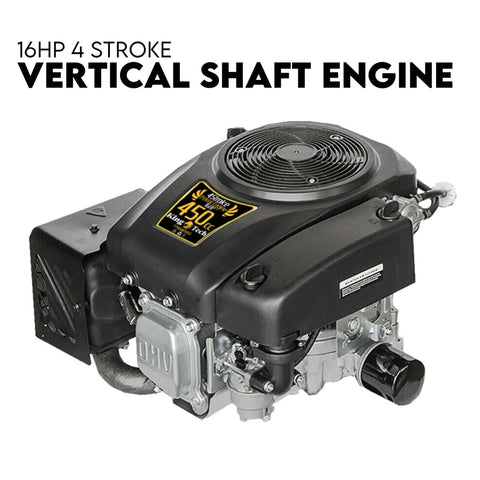 Darrahopens Tools > Power Tools 16HP Vertical Shaft Lawn Mower Engine Petrol 4 Stroke Ride on Motor
